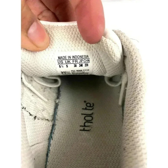 Adidas Superstar Leather 3-Stripe Shoes Mens 5.5 White Black Leather 789006 - Picture 4 of 10